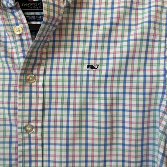 Vineyard Vines boys Size Large (L) Vineyard Vines Whale Shirt Men's Multicolor P - Picture 1 of 4